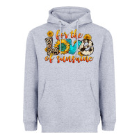 Heather Grey for the love of sunshine Heavyweight Hoodie - Zillion Design Studio