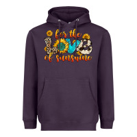 Plum for the love of sunshine Heavyweight Hoodie - Zillion Design Studio