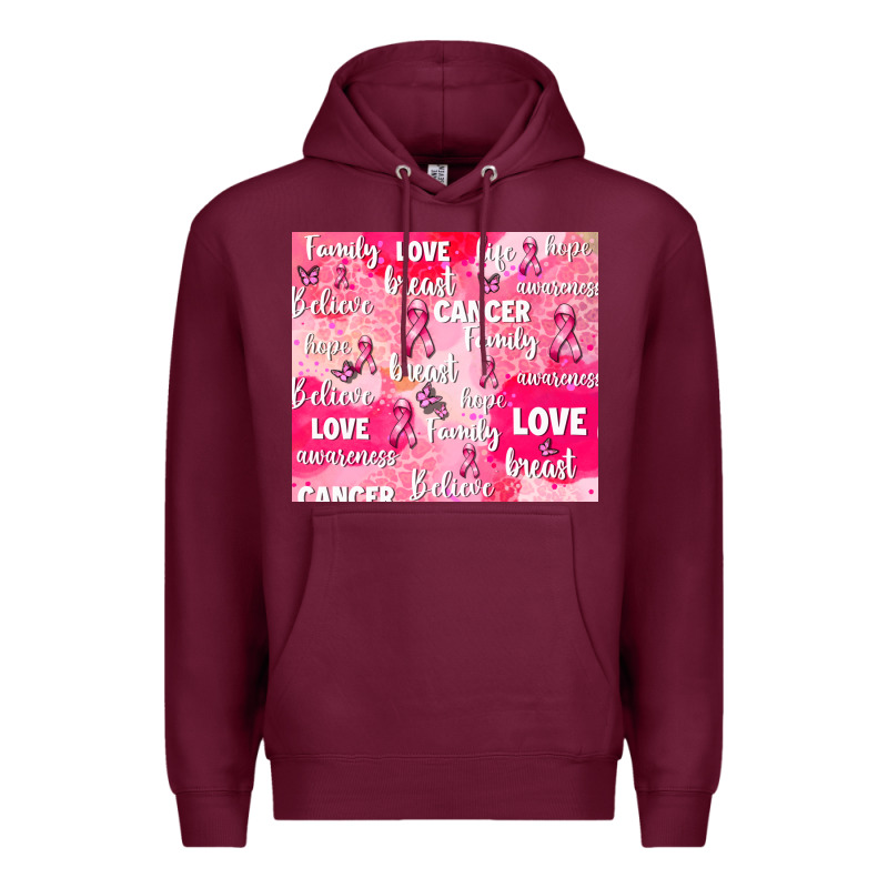 Breast Cancer Awareness Pink Premium Hoodie by AdoDesignShop | Teevron