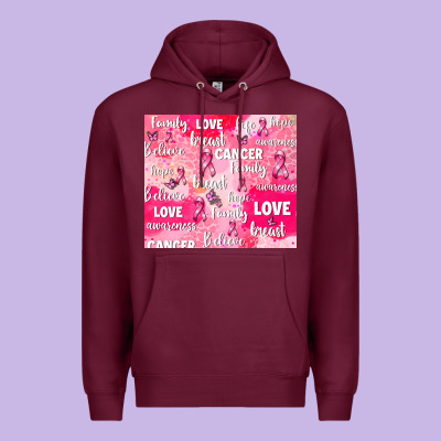 Breast Cancer Awareness Pink Premium Hoodie Designed By Adodesignshop