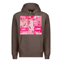 Coffee breast cancer awareness pink Premium Hoodie - AdoDesignShop