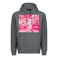 Rock breast cancer awareness pink Premium Hoodie - AdoDesignShop