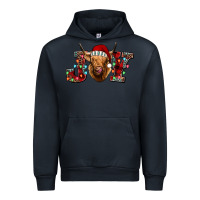 Navy joy highland cow Urban Hoodie - Jasminsmagicworld