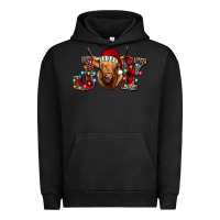 Pigment Black joy highland cow Urban Hoodie - Jasminsmagicworld