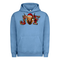 Pigment Pebble Blue joy highland cow Urban Hoodie - Jasminsmagicworld