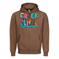 Chestnut creek life kayaking Zipper Hoodie - Zillion Design Studio