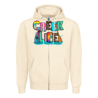 Sandshell creek life kayaking Zipper Hoodie - Zillion Design Studio