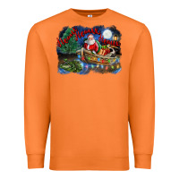 Carrot heaux heaux heaux christmas louisiana swamp Premium Sweatshirt - FaDigitalArtStudio
