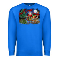 True Royal heaux heaux heaux christmas louisiana swamp Premium Sweatshirt - FaDigitalArtStudio