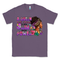 Lavender A queen will always turn pain into power Classic Tee - RanaPortraitStore