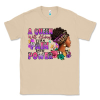 Mushroom A queen will always turn pain into power Classic Tee - RanaPortraitStore