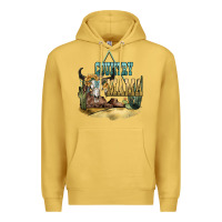 Antique Gold country mama Premium Hoodie - NancyCooperArtShop