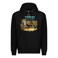 Black country mama Premium Hoodie - NancyCooperArtShop