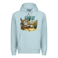 Blue Mist country mama Premium Hoodie - NancyCooperArtShop