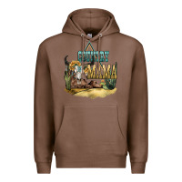 Chestnut country mama Premium Hoodie - NancyCooperArtShop