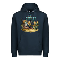 Navy country mama Premium Hoodie - NancyCooperArtShop