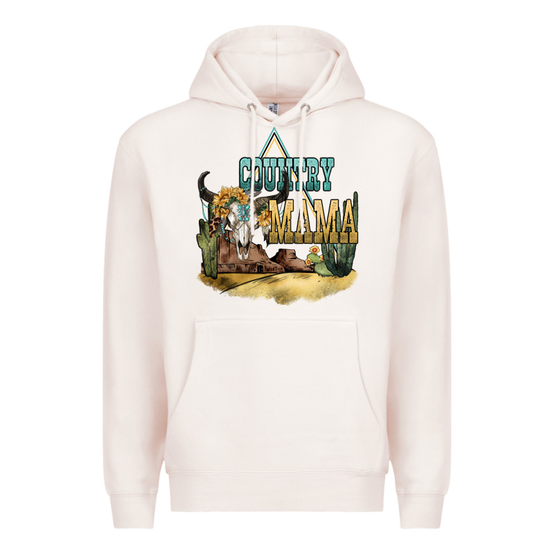 Country Mama Premium Hoodie by NancyCooperArtShop | Teevron