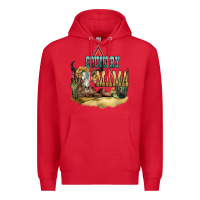 Red country mama Premium Hoodie - NancyCooperArtShop