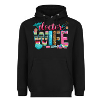 Black doctor wife Heavyweight Hoodie - Zillion Design Studio