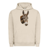 Pigment French Oak Andalusian Donkey Face Urban Hoodie - LillyAllenDesigns