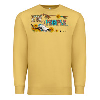 Antique Gold ew people with cross Premium Sweatshirt - HRA Design Shop