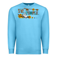 Ocean Blue ew people with cross Premium Sweatshirt - HRA Design Shop