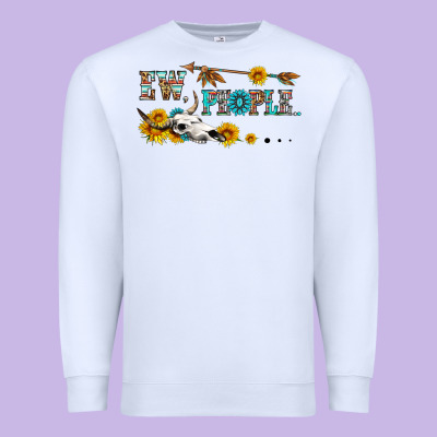 Ew People With Cross Premium Sweatshirt Designed By Hra Design Shop