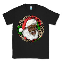 Black Afro Santa Christmas Classic Tee - RanaPortraitStore