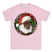 Bubblegum Pink Afro Santa Christmas Classic Tee - RanaPortraitStore