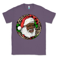 Lavender Afro Santa Christmas Classic Tee - RanaPortraitStore