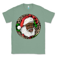 Sage Afro Santa Christmas Classic Tee - RanaPortraitStore