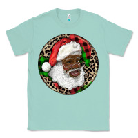 Seafoam Afro Santa Christmas Classic Tee - RanaPortraitStore