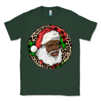 Sports Green Afro Santa Christmas Classic Tee - RanaPortraitStore