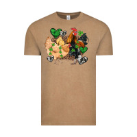 Vintage Coffee st patricks day coop animals Vintage Tee - Artiststas