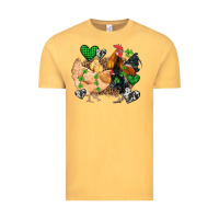Vintage Mustard st patricks day coop animals Vintage Tee - Artiststas