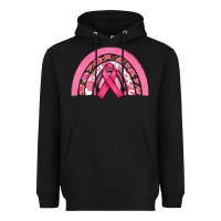 Black breast cancer rainbow Heavyweight Hoodie - RanaPortraitStore