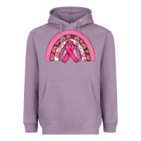 Lavender breast cancer rainbow Heavyweight Hoodie - RanaPortraitStore