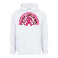 White breast cancer rainbow Heavyweight Hoodie - RanaPortraitStore