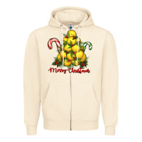 Sandshell merry christmas lacrosse Zipper Hoodie - RanaPortraitStore
