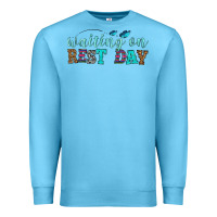Ocean Blue waiting on rest day Premium Sweatshirt - HRA Design Shop