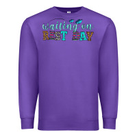 Purple waiting on rest day Premium Sweatshirt - HRA Design Shop