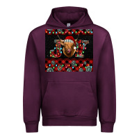 Mauve Wine highland cow joy christmas tumbler Urban Hoodie - Jasminsmagicworld