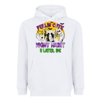 White Feeling Cute Might Haunt U Later Heavyweight Hoodie - texasbilliewilder