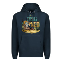Navy country mini Premium Hoodie - NancyCooperArtShop