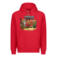 Red country mini Premium Hoodie - NancyCooperArtShop