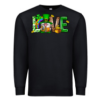 Black Love st. patricks day Premium Sweatshirt - Neo Western