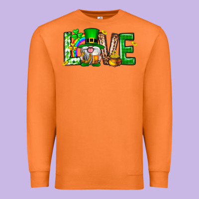 Love St. Patricks Day Premium Sweatshirt Designed By Neo Western