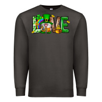 Smoke Love st. patricks day Premium Sweatshirt - Neo Western