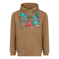 Toasted Coconut doctor life Heavyweight Hoodie - Zillion Design Studio