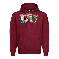 Burgundy alaskan border collie dog coffee cups Zipper Hoodie - texasbilliewilder